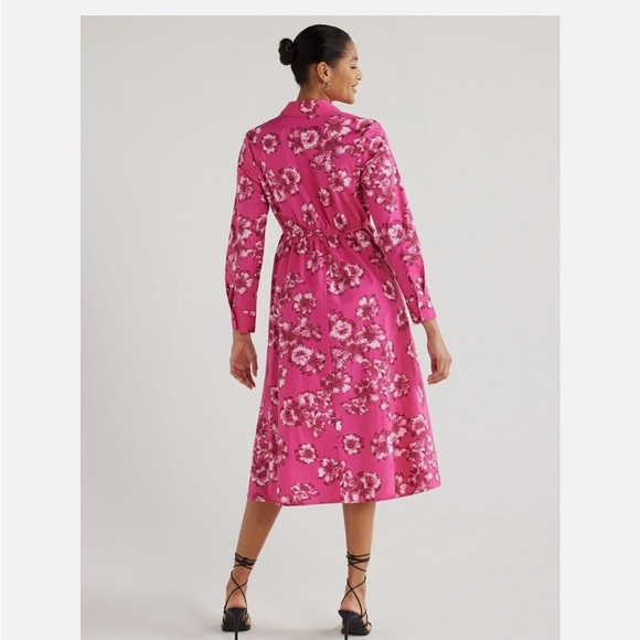 Scoop NYC Pink Long Sleeve Sundress - Picture 4 of 8